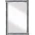 Berit Triple Bar Wall Mirror - Black, Silver