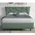 Berkeley King Size Bed Frame - Sage Green, Fabric