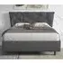Berkeley King Size Bed Frame - Steel Grey, Fabric