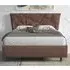 Berkeley Small Double Bed Frame - Brown, Fabric