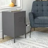 Berlin Storage Cabinet - Grey, Metal