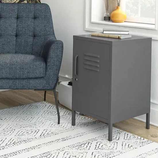 Berlin Storage Cabinet - Grey, Metal image