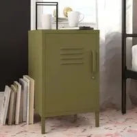 Berlin Storage Cabinet - Olive Green, Metal
