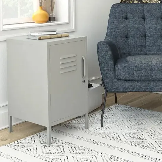 Berlin Storage Cabinet - Taupe, Metal
