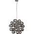 Berry 27 Lights Ceiling Pendant Light - Chrome, Smoked Glass