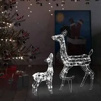 Bethany 160 LED Acrylic Christmas Reindeer Family - Cold White alternate view