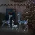 Bethany 300 LED Christmas Reindeer Family - Cold White, Acrylic