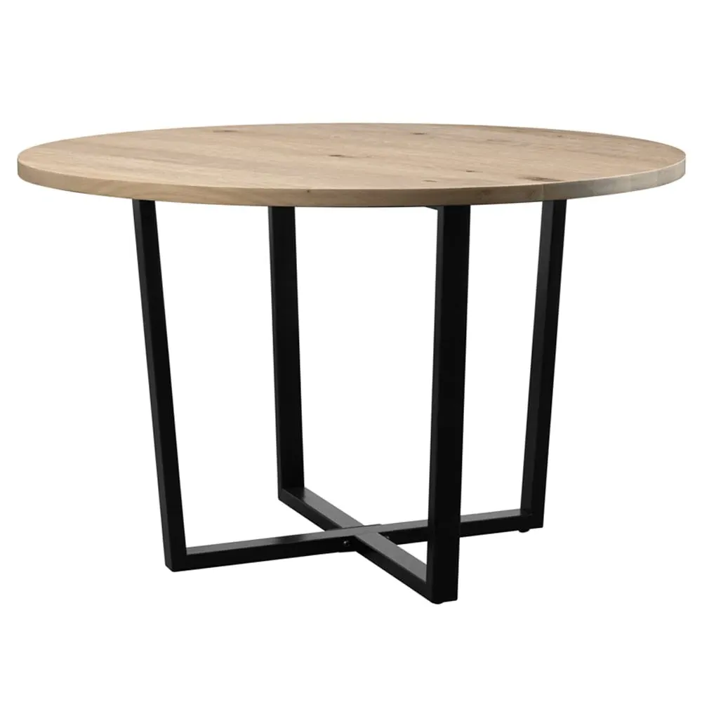 Bethany Large Dining Table - Rustic White, Wood