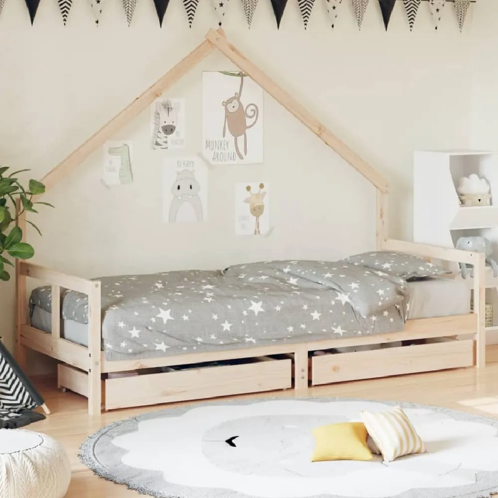 Bethel Single Daybed with Storage - Natural, Pine image