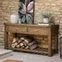 Bethesda Large Console Table with 2 Drawers - Natural, Oak