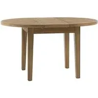 Bethesda Round Extendable Dining Table - Natural, Oak