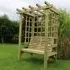 Betovan Small Garden Seating Shelter - Natural