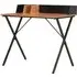 Beverly Laptop Desk with Storage - Black, Brown