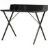 Beverly Laptop Desk with Storage - Black, Engineered Wood