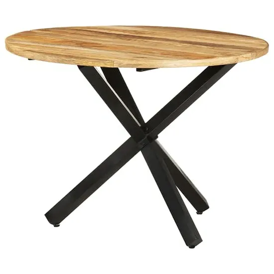 Bevis Round Dining Table - Natural, Mango Wood image