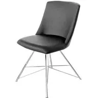 Bexley Dining Chair - Black, Leather