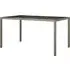 Bexter Rectangular Garden Dining Table - Grey, Glass