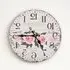 Biagio Flower Design Wall Clock - Multicolour, MDF