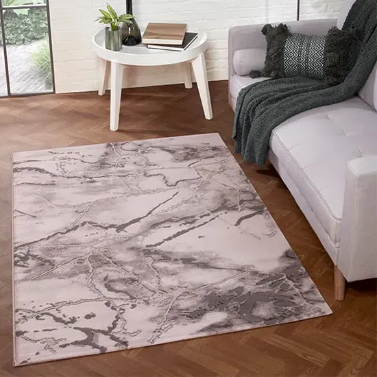 Bianco 185KA Rug - Dark Grey, Polypropylene