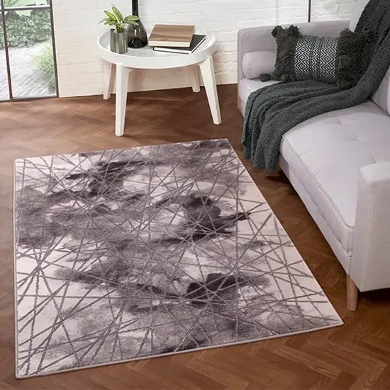 Bianco 185TA Rug - Dark Grey, Polypropylene