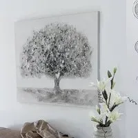 Big Tree Rectangular Canvas Oil Painting - Wooden Frame