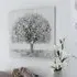 Big Tree Rectangular Canvas Oil Painting - Wooden Frame