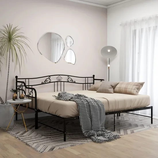 Bijan Pull-Out Single Sofa Bed - Black, Metal product