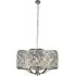 Bijou 8-Light Pendant Light - Chrome, Crystal Glass