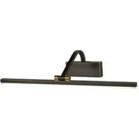 Bilbao Small LED Picture Wall Light - Black Brushed Gold