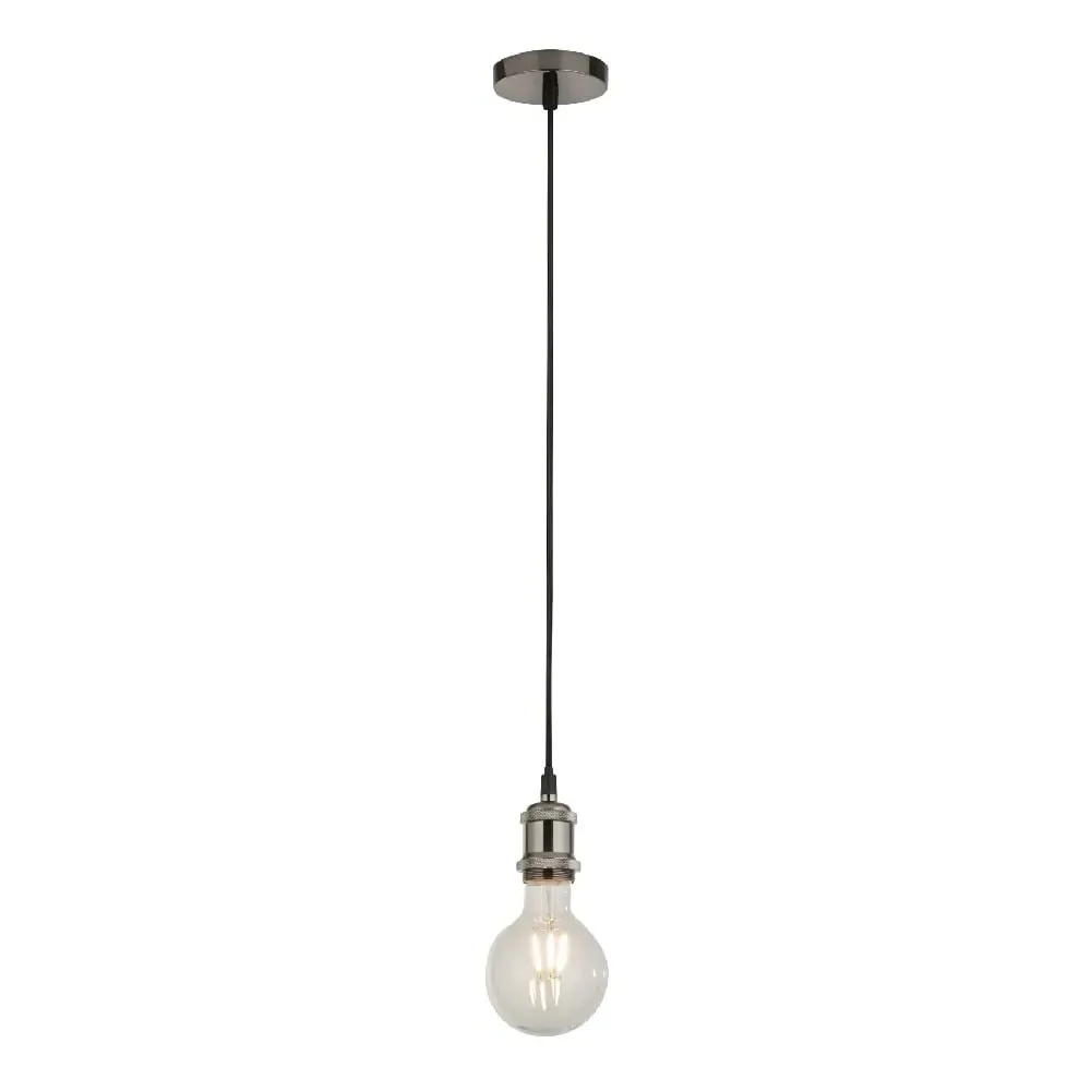 Biloxi 1 Light Cable Suspension Pendant Light - Satin Silver