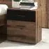 Biloxi Bedside Cabinet with 3 Drawers - Monastery Oak