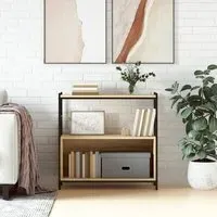 Biloxi Bookcase with 1 Large Shelf - Sonoma Oak