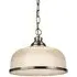 Bistro II Pendant Light - Antique Brass, Halophane Glass