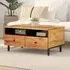 Blanes Coffee Table with 2 Drawers - Natural, Acacia Wood