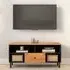 Blanes TV Stand with 1 Drawer 4 Shelves - Natural, Acacia Wood