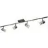 Blocs 4 Light Bar Spotlight - Chrome, Clear Glass