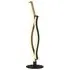 Bloom LED Wood Effect Table Lamp - Black