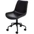 Bloomsburg Office Chair with Height Adjustment - Black, Leather