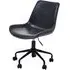 Bloomsburg Office Chair with Height Adjustment - Grey, Leather