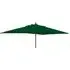 Blount Rectangular Parasol with Pulley - Green, Polyester