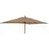 Blount Rectangular Parasol with Pulley - Taupe, Polyester