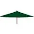 Blount Round Parasol with Pulley - Green, Polyester