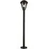 Bluebell Large Outdoor Post Lamp - Dark Grey, Aluminium