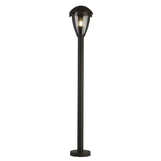 Bluebell Large Outdoor Post Lamp - Dark Grey, Aluminium
