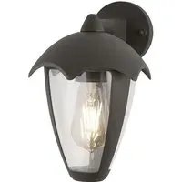 Bluebell Outdoor Wall Light - Dark Grey, Polycarbonate