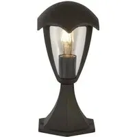 Bluebell Small Outdoor Post Lamp - Dark Grey, Aluminium