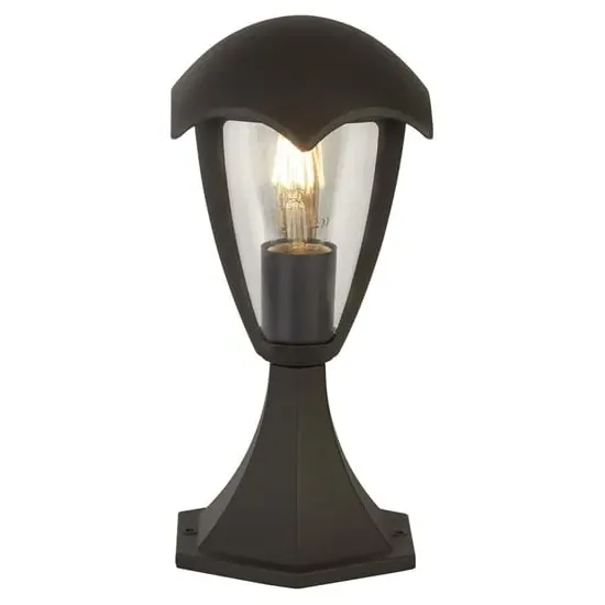 Bluebell Small Outdoor Post Lamp - Dark Grey, Aluminium image