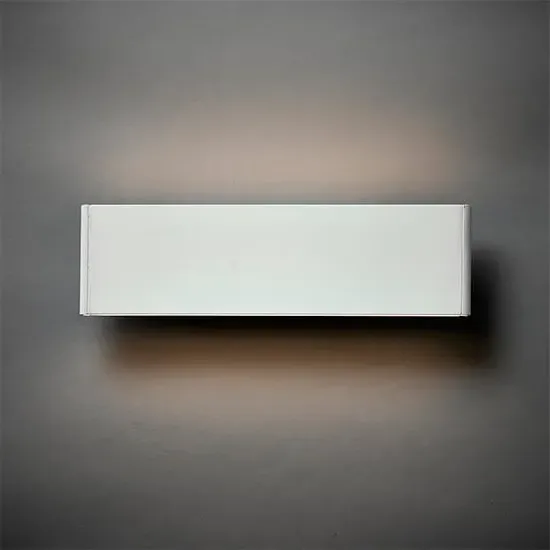 Bodhi Small Architectural LED Wall Light - Matt White