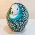 Bogota Glass Hedgehog Ornament - Blue