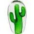 Bogota Small Glass Cactus Ornament - Green
